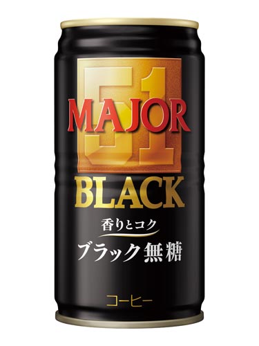 ＭＡＪＯＲ香りとコクブラック無糖１８５ｇ　３０本画像