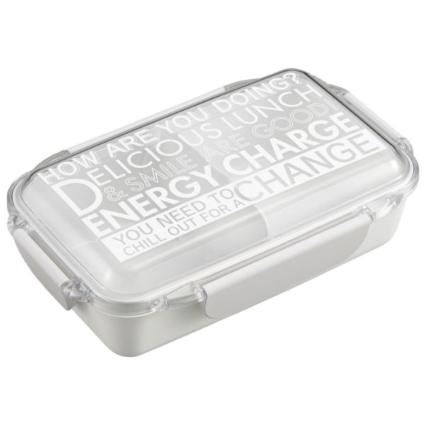 弁当容器 ENERGY CHARGE ランチボックス(仕切付) PCD-750 ホワイト画像