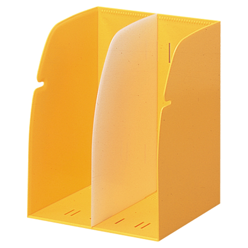 ﾘｸｴｽﾄ ﾌﾞｯｸｽﾀﾝﾄﾞ 2ﾌﾞﾛｯｸ 黄 1個画像