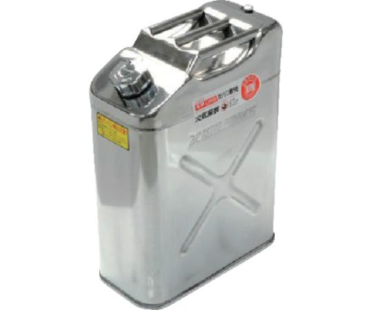 ステンレス　ガソリン携行缶20L