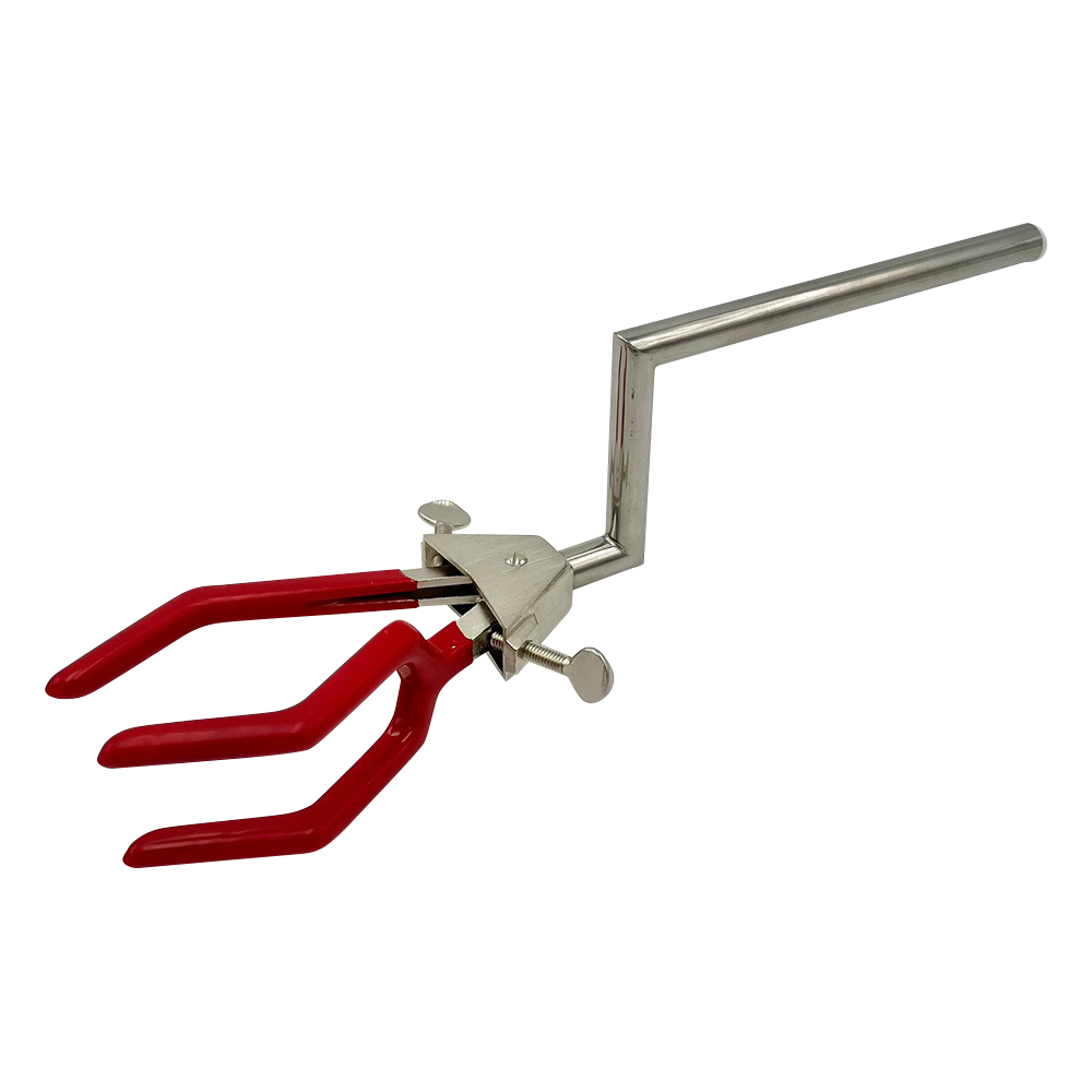 両開きクランプ（ビニール被膜）　クランク型　大画像