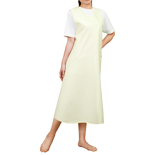 入浴介助ｴﾌﾟﾛﾝ(かぶりﾀｲﾌﾟ) ｸﾘｰﾑ L 1枚