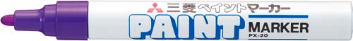 油性マーカー　ペイントマーカー　中字　紫１０本画像