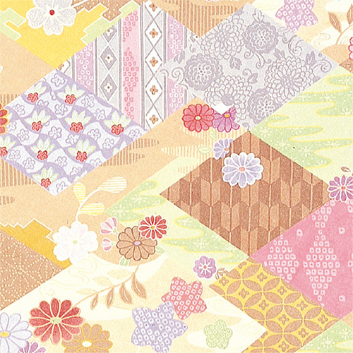 包装紙 菊がさね 全判 1ﾊﾟｯｸ(50枚)画像