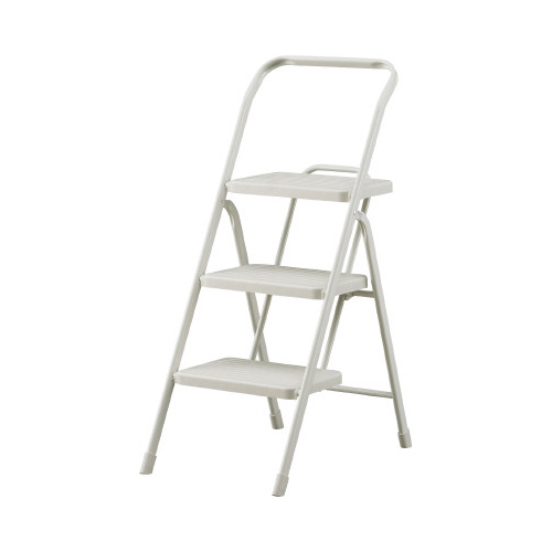 折りたたみステップ３段　ニュアンスグレー画像