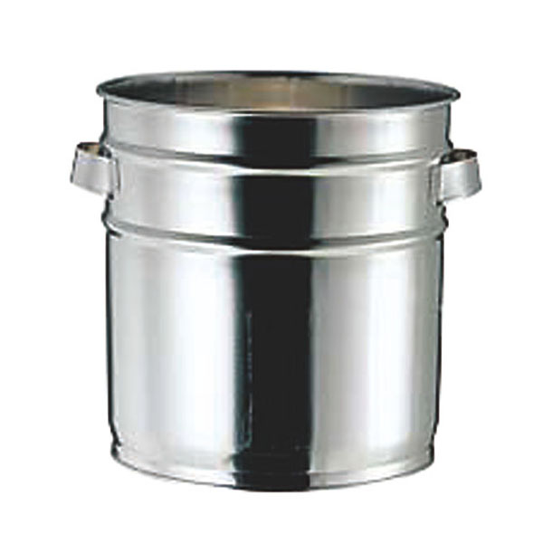 ペール 18-8バケット(両手ハンドル)15L V-1309B ミネックスメタル画像