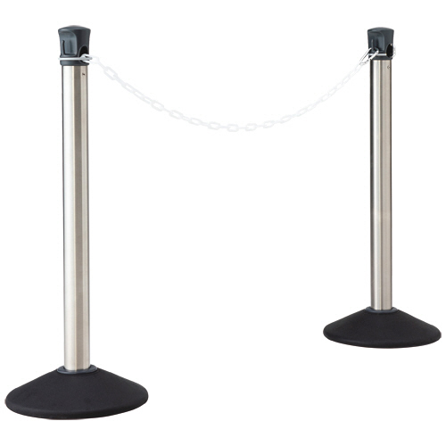 ﾁｪｰﾝｽﾀﾝﾄﾞ ﾌﾟﾗﾁｪｰﾝ 白 1本画像