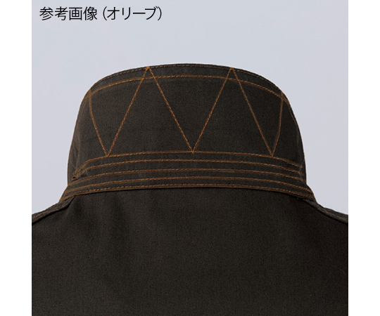 空調服長袖ブルゾン　シルバー　LL シルバーの長袖ブルゾンがハンガーに掛けられている状態