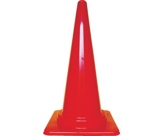 安全コーン　幅380mmX高さ700mm　レッド画像