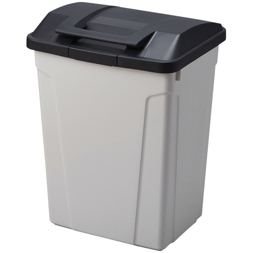 ﾊﾝﾄﾞﾙ付 分別ﾍﾟｰﾙ 70L ﾌﾞﾗｯｸ 1台画像