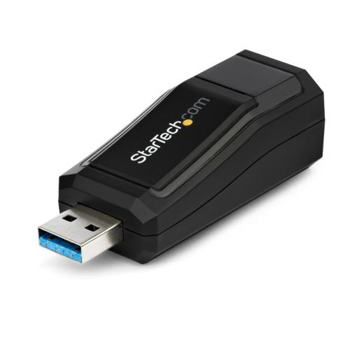 USB3.0-Gigabit Ethernet LANｱﾀﾞﾌﾟﾀ 10･100･1000Mbps対応 ﾌﾞﾗｯｸ 1個