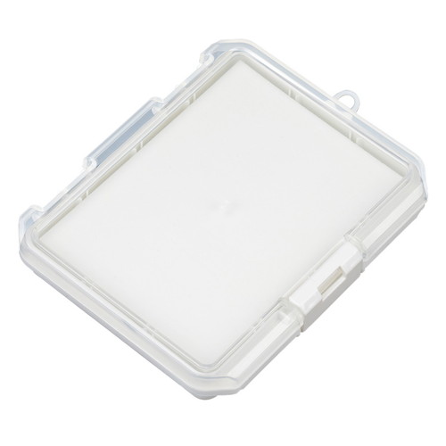収納ケース　クッション付コレクションケース浅型155A　ホワイト画像