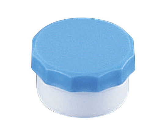 プラ軟こう壺（深型）5.5mL 1箱100個入 青 EOG滅菌済