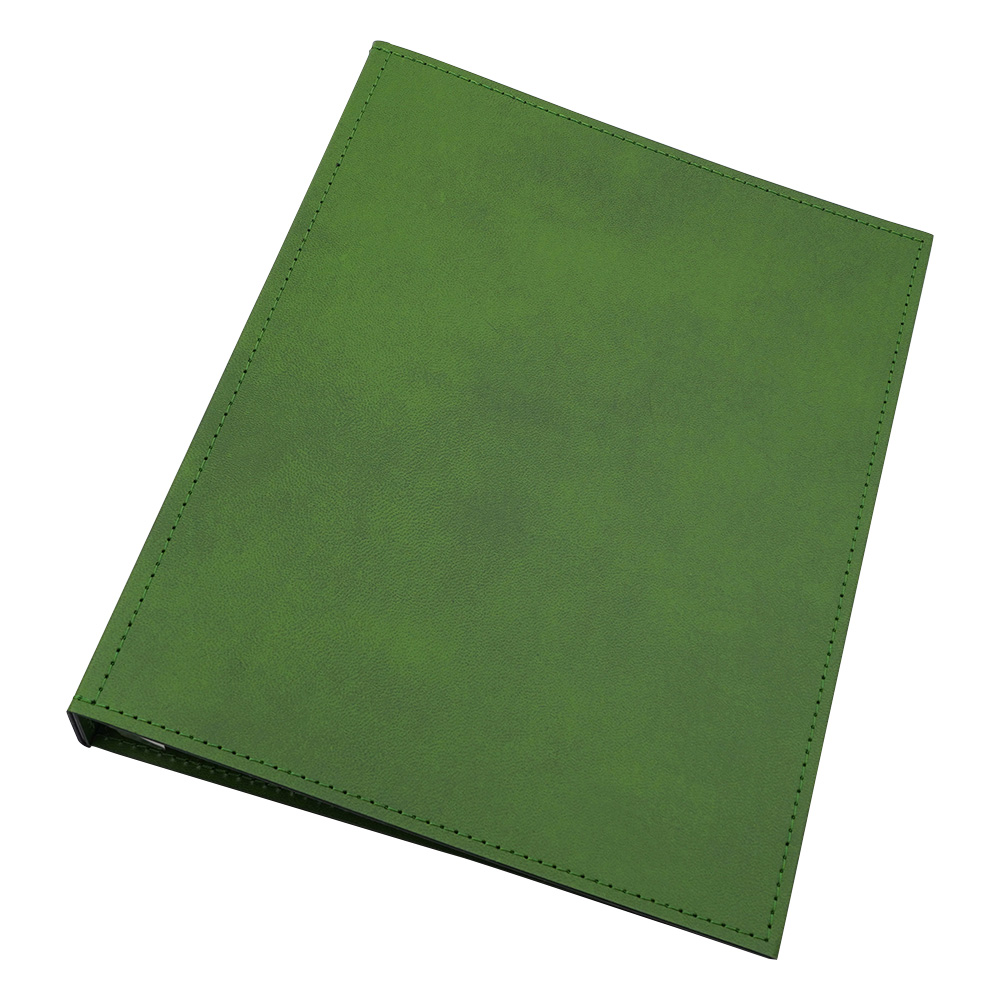 カルテブック（スタンダード）　4穴タイプ　グリーン