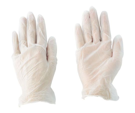 ビニール使いきり手袋　粉なし　Lサイズ　（100枚入）画像