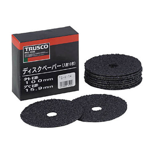 ﾃﾞｨｽｸﾍﾟｰﾊﾟｰ 4型 外径100×穴径15.9mm 1箱(10枚)画像