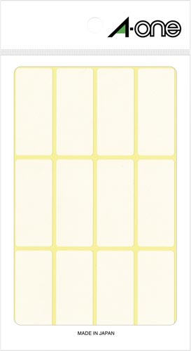 フリーラベル　白無地　１２面　１８０片画像