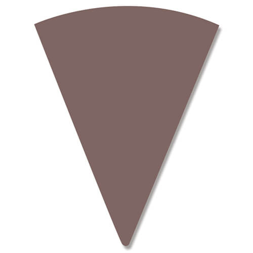 HEIKO ワッフルコーンスリーブ 無地 ブラウン 100枚画像