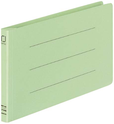 統一伝票用フラットファイルＢ４・１／３横　緑１０冊
