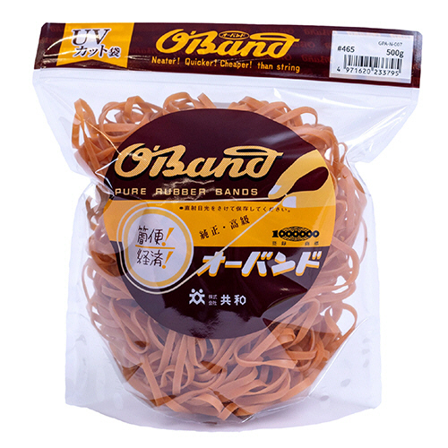 ｵｰﾊﾞﾝﾄﾞ #465 内径114.5mm 500g入 透明袋 1袋画像