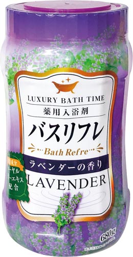 バスリフレ薬用入浴剤ラベンダーの香り６８０ｇ画像