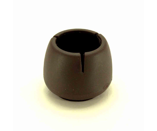 ワイドフェルトキャップ　丸脚用　32-45mm　濃茶