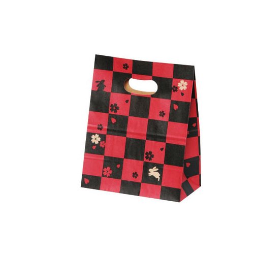 紙手提袋 イーグリップ M 華市松 パックタケヤマ [ケース販売]画像