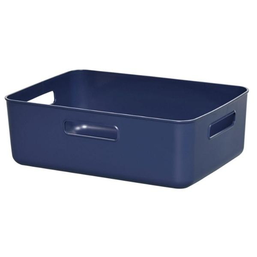 収納ケース　やわらかBOX　ワイド　浅型　NV　ネイビー画像