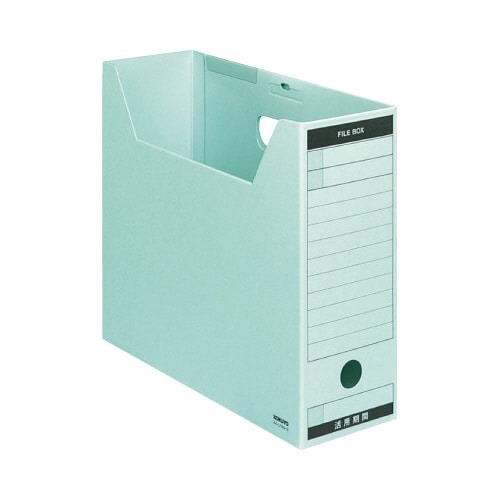 ファイルボックス　Ｂタイプフタ付　Ａ４横　青画像