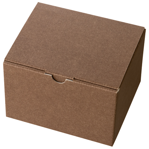 無地ﾌﾞﾗｳﾝｷﾞﾌﾄﾎﾞｯｸｽ-4 W163×D140×H110mm 1ﾊﾟｯｸ(10枚)画像