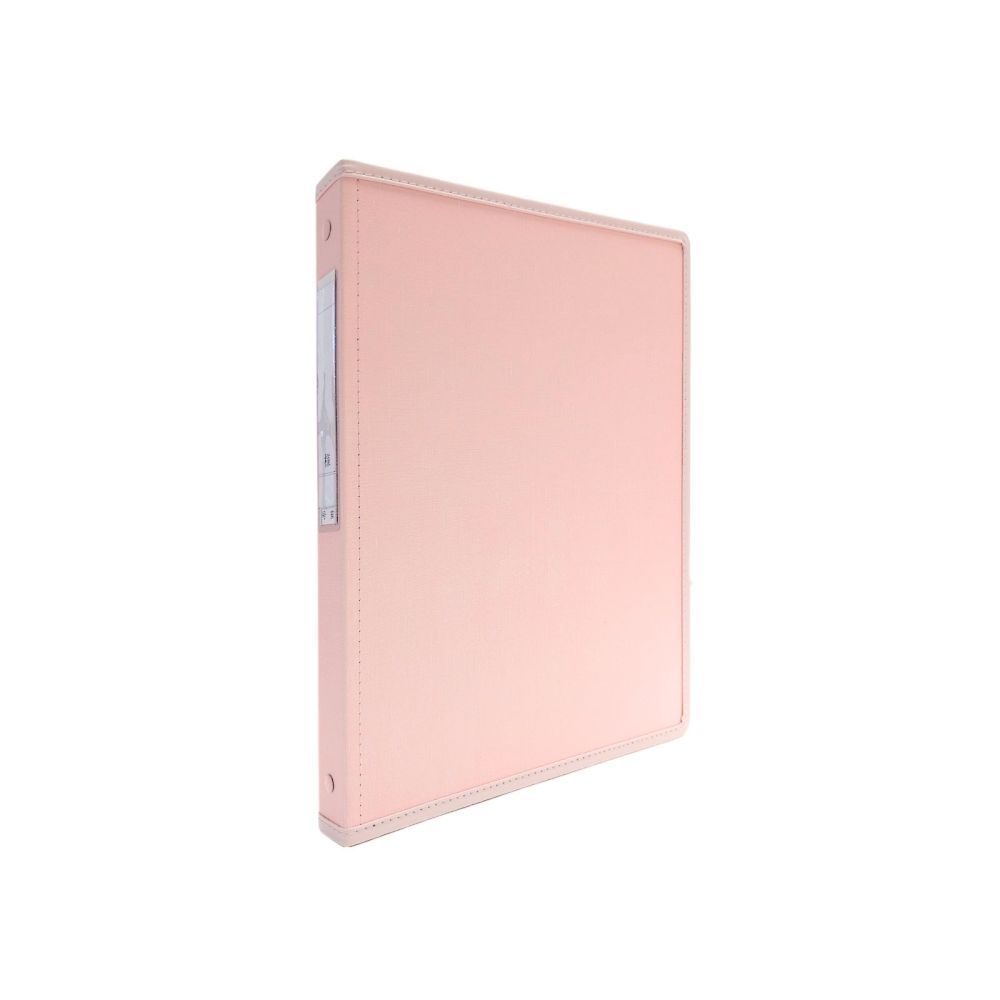 カルテブック（スタンダードタイプ） A4 4穴 ピンク 背幅30mm