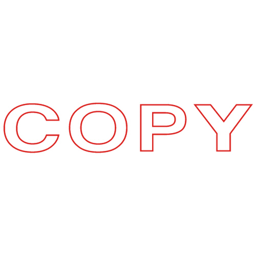 ｽﾀﾝﾊﾟｰ ｢COPY｣ 赤 1個画像