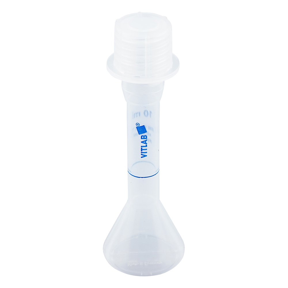 スクリューキャップ付きPPメスフラスコ 10mL