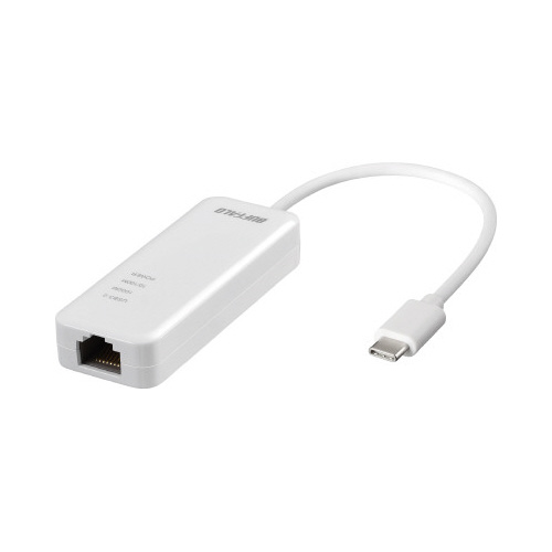 Ｇｉｇａ　Ｔｙｐｅ－Ｃ　ＬＡＮアダプター　ホワイト画像