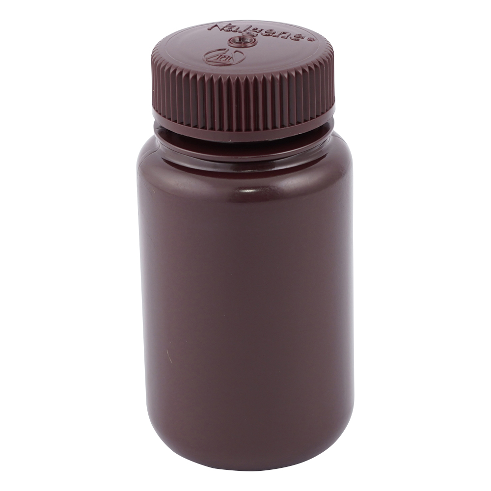 広口試薬ボトル　褐色　125mL 1袋（12本入)画像