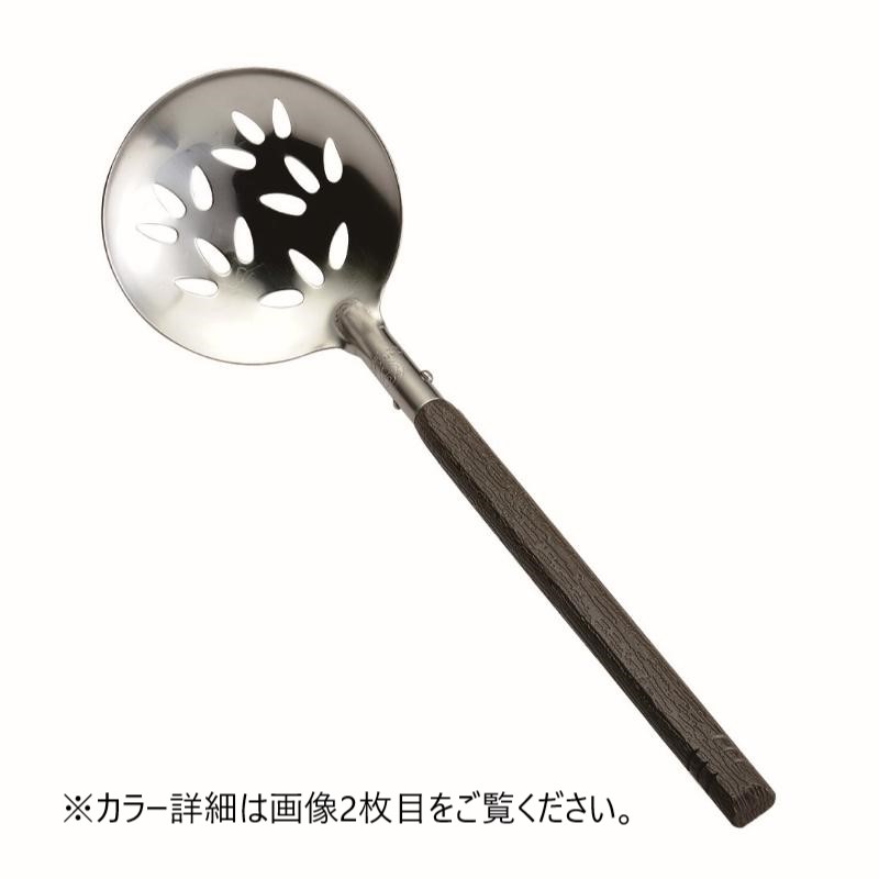 調理道具 和色 玉杓子 穴明 藤色(フジ)画像