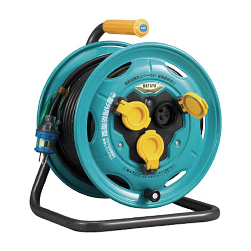 防雨型業務用戦力ﾘｰﾙ 単相100V ｱｰｽ･ﾌﾞﾚｰｶｰ付 30m 1台画像