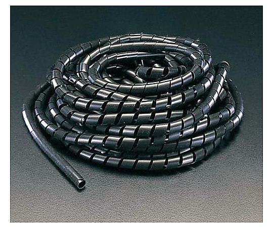 6.4mm×10m スパイラルチューブ（黒）画像