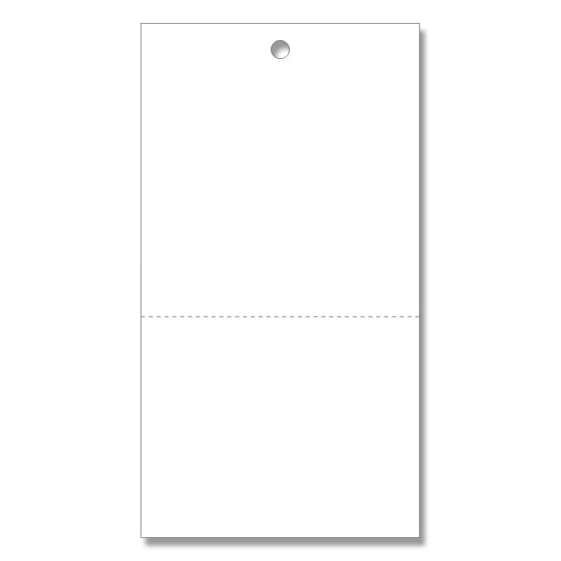 １８－１５０６　提札　糸なし白無地　ミシン入画像