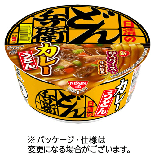 日清のどん兵衛 ｶﾚｰうどん 86g 1ｹｰｽ(12食)画像