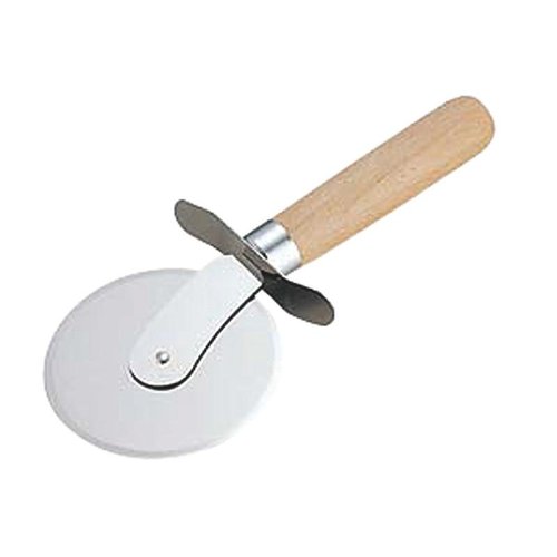 ピザ用品 木柄ピザカッター 小