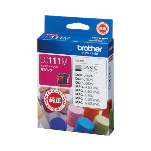 純正インク　ＬＣ１１１Ｍ　マゼンタ画像