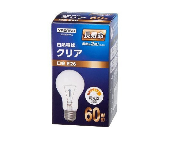 長寿命クリア　60W形画像