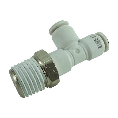 ﾀｯﾁｺﾈｸﾀｰﾌｧｲﾌﾞ ﾒｲﾙﾗﾝﾃｨ W(白)4mm･R1/4 1個画像