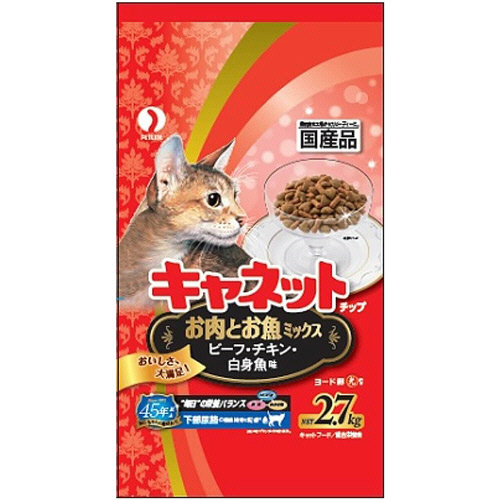 ｷｬﾈｯﾄﾁｯﾌﾟ お肉とお魚ﾐｯｸｽ 2.7kg 1ﾊﾟｯｸ画像