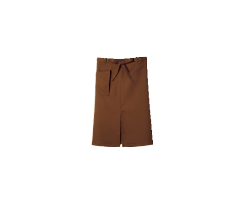 サロンエプロン　ブラウン画像