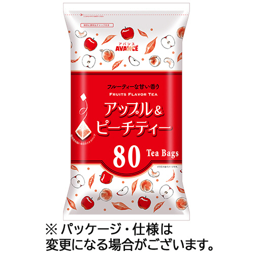 ｱﾊﾞﾝｽ ｱｯﾌﾟﾙ&ﾋﾟｰﾁﾃｨｰ ﾃﾄﾗﾊﾞｯｸﾞ 1ﾊﾟｯｸ(80ﾊﾞｯｸﾞ)画像