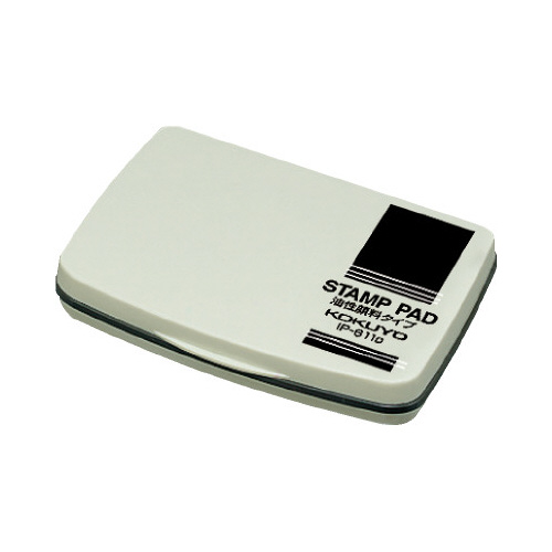 スタンプ台　顔料タイプ　小形　盤面６５×４０ｍｍ黒画像