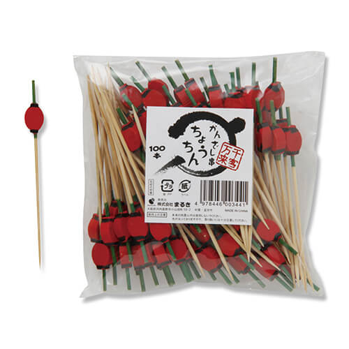 まるき 竹串 かんざし串 9cm ちょうちん 1袋(100本)画像