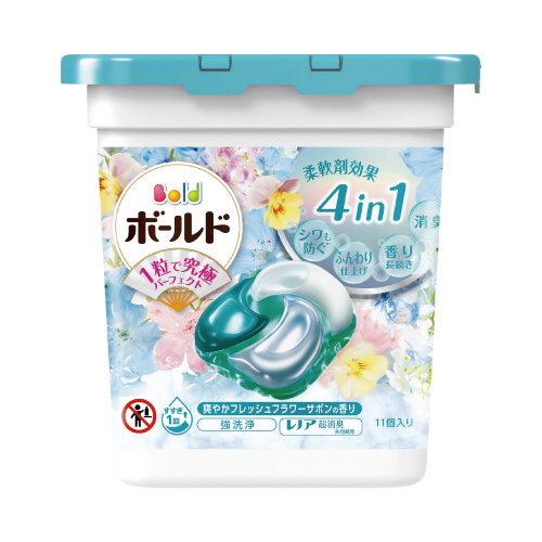 ボールドジェルボール　Ｆフラワーサボン　本体１１個画像